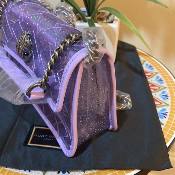 Kurt Geiger London Kensington Vinyl Shoulder Bag - Picture 10 of 13